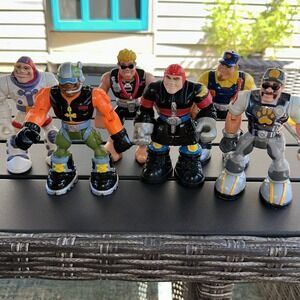 Rescue Heros Mattel figurines figures lot Of 6